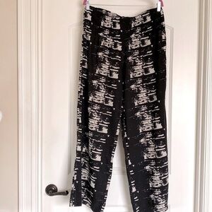 Deb Palazzo Beach Pants Womens 2X Pull on Art to wear Artsy Plus size flowey